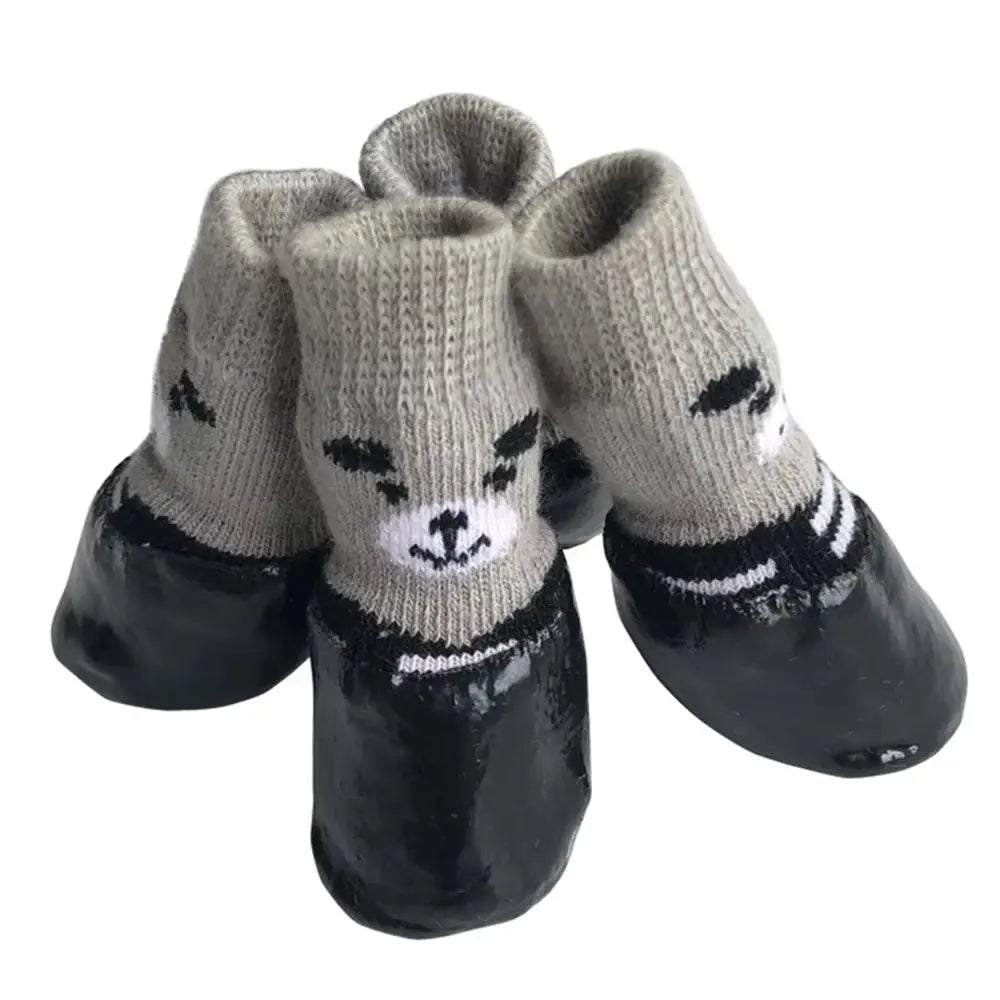 Waterproof Winter Dog Booties for Snow, Rain & Cold Weather Puppy Whippd