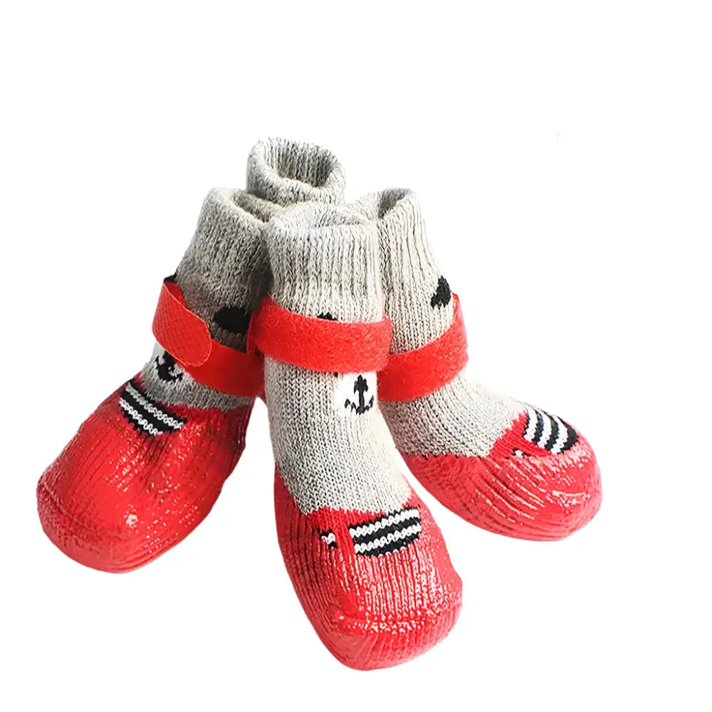 Waterproof Winter Dog Booties for Snow, Rain & Cold Weather Puppy Whippd