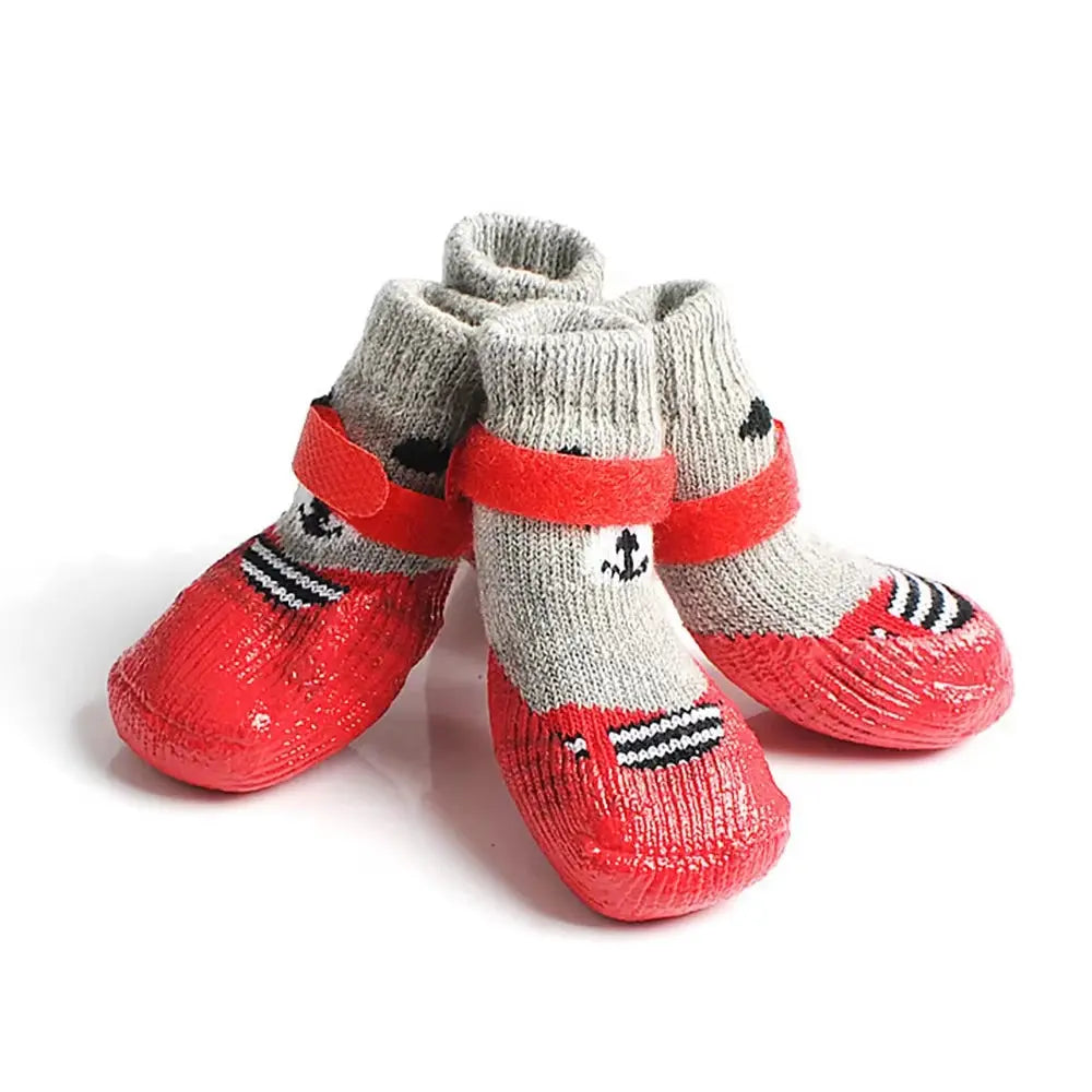 Waterproof Winter Dog Booties for Snow, Rain & Cold Weather Puppy Whippd