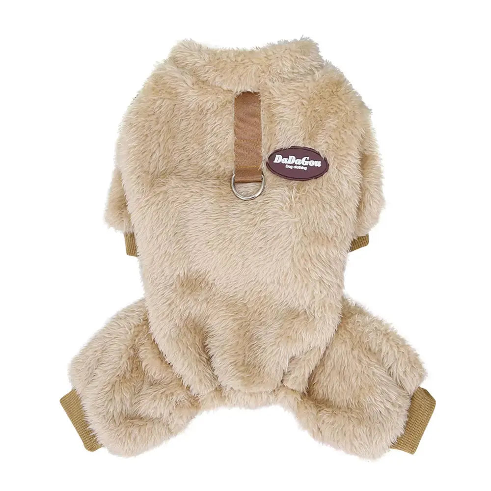 Paw-sitively Adorable Velvet Snuggie Suit for Small Dogs & Cats Puppy Whippd