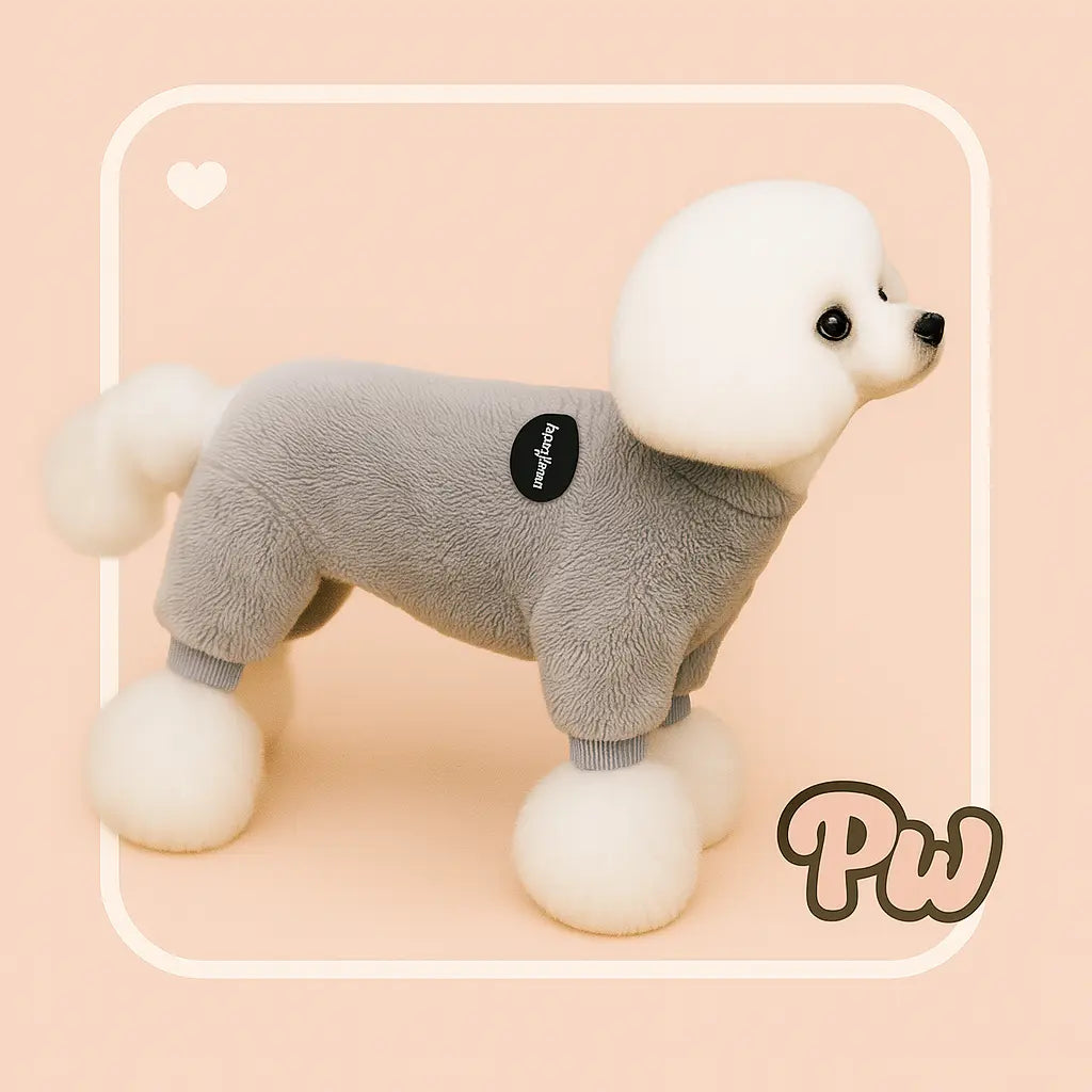 Paw-sitively Adorable Velvet Snuggie Suit for Small Dogs & Cats Puppy Whippd