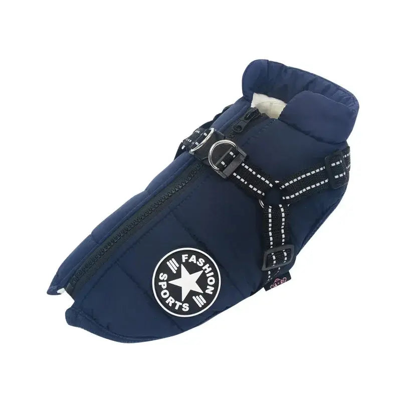 Ultimate Winter Dog Jacket with Built-In Harness Puppy Whippd