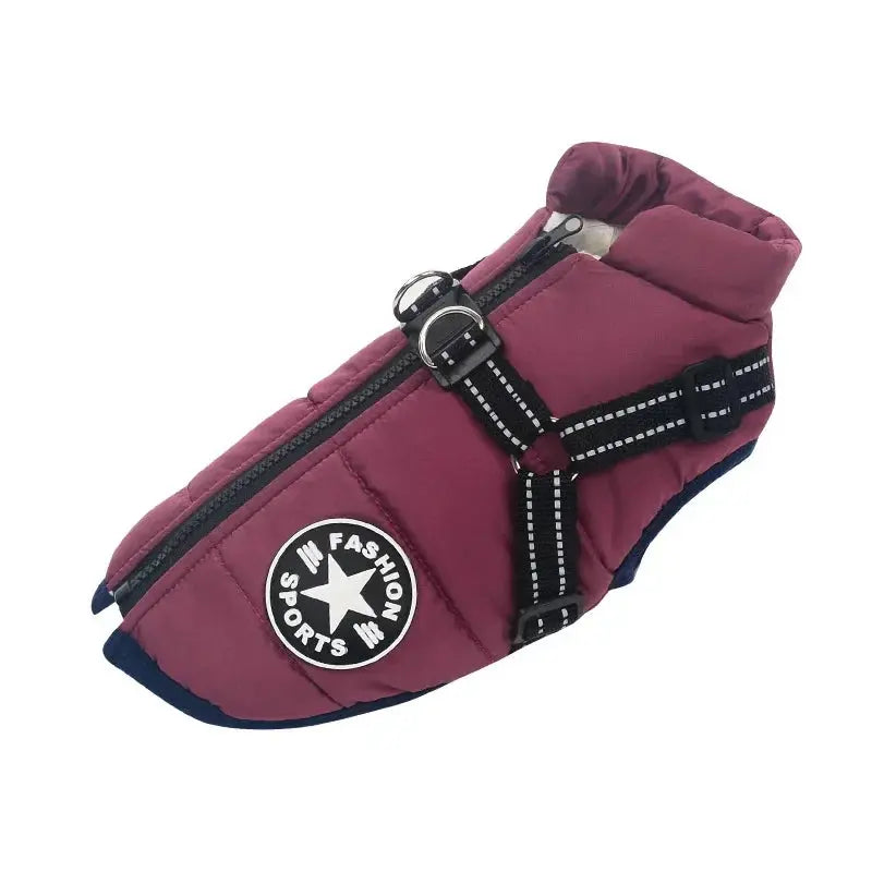 Ultimate Winter Dog Jacket with Built-In Harness Puppy Whippd