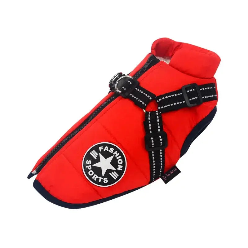 Ultimate Winter Dog Jacket with Built-In Harness Puppy Whippd