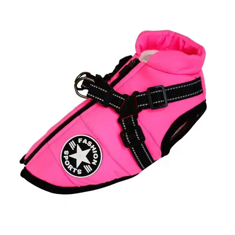 Ultimate Winter Dog Jacket with Built-In Harness Puppy Whippd