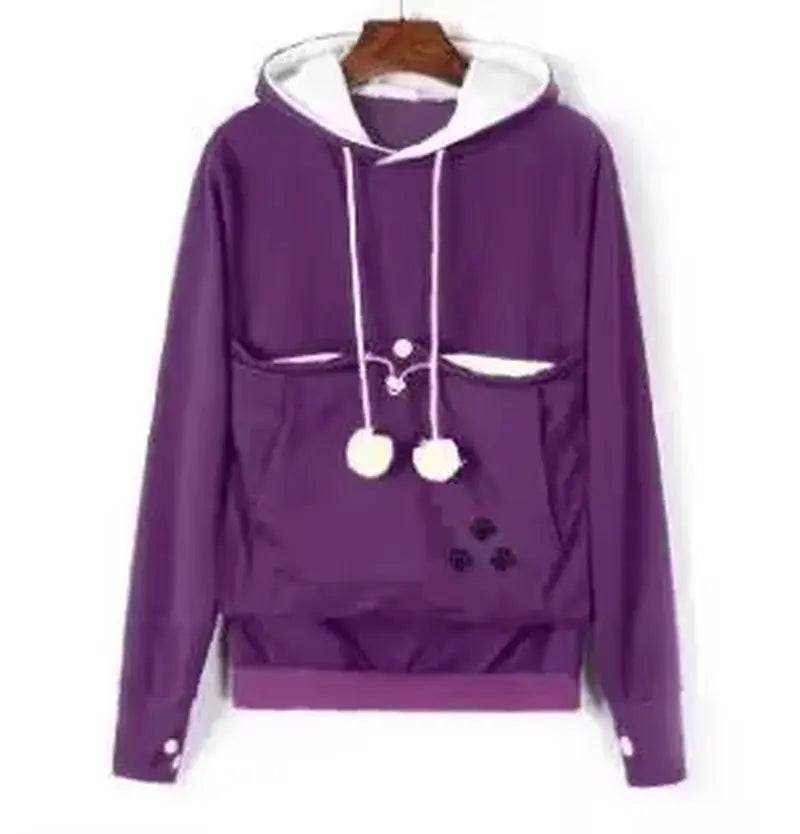 Cozy Puppy Pouch Hoodie for Hands-Free Dog Cuddles Puppy Whippd