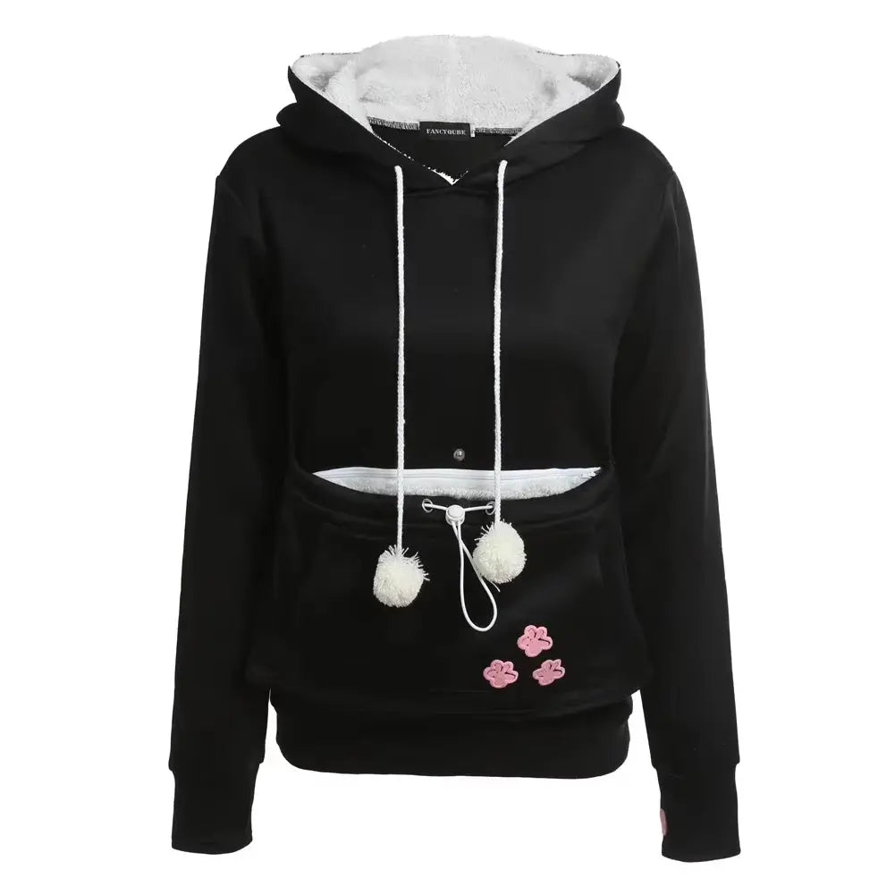 Cozy Puppy Pouch Hoodie for Hands-Free Dog Cuddles Puppy Whippd