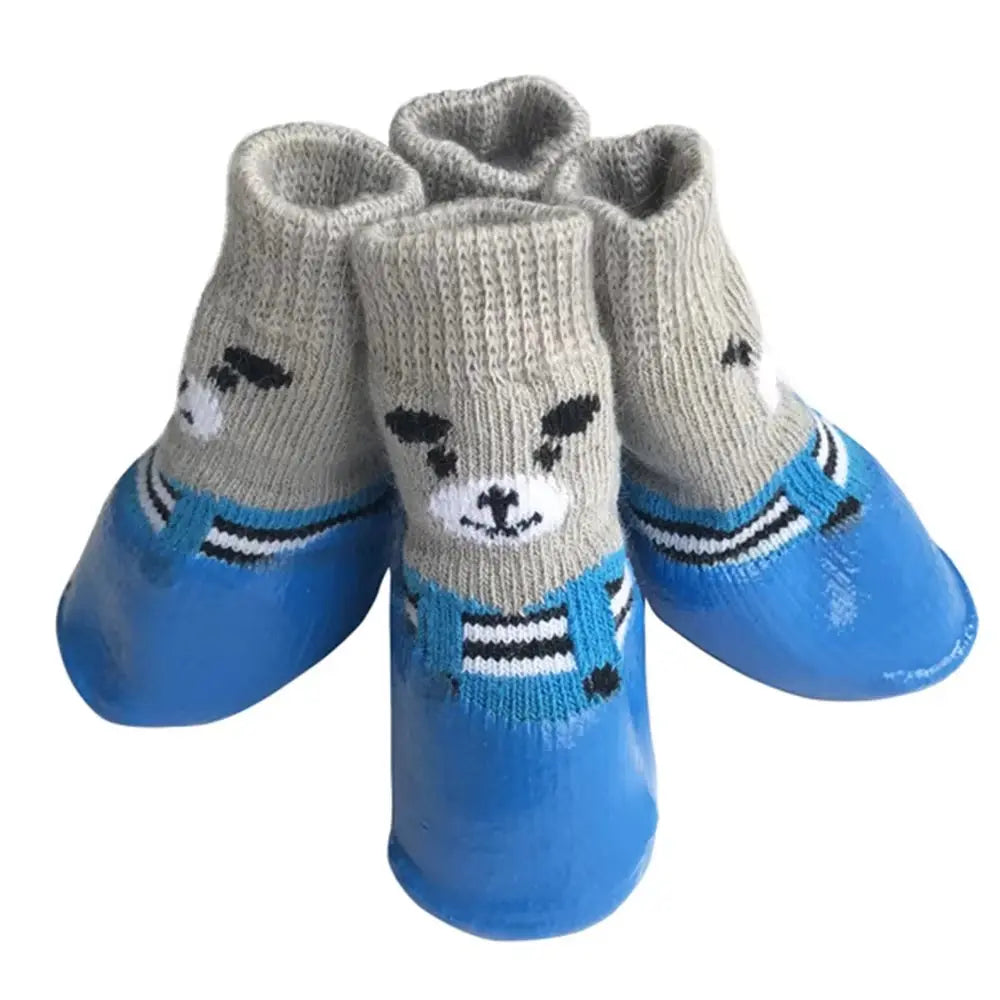 Waterproof Winter Dog Booties for Snow, Rain & Cold Weather Puppy Whippd