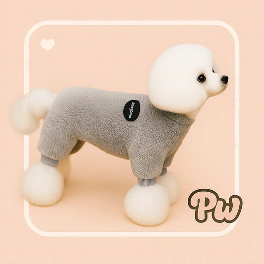 Paw-sitively Adorable Velvet Snuggie Suit for Small Dogs & Cats Puppy Whippd
